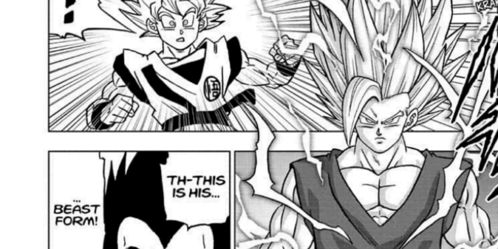 Le Combat Entre Gohan Beast et Goku ultra Instinct Parfait débute dans le Chapitre 102 de Dragon Ball Super